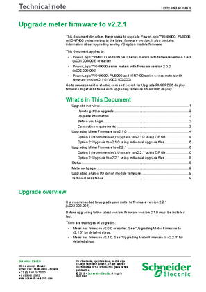 Image of Upgrade meter firmware to v2.2.1