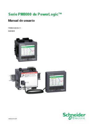 的映像 PowerLogic PM8000 series user manual - ES