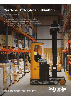Image of Harmony XB5R 22mm Wireless Push Buttons Brochure