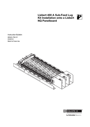 Image of Sub-Feed Lug Kit Installation Instructions