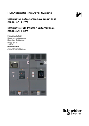 Image of Square D PZ4/QED-6/QED-2 PLC Automatic Throw-Over Systems User Guide