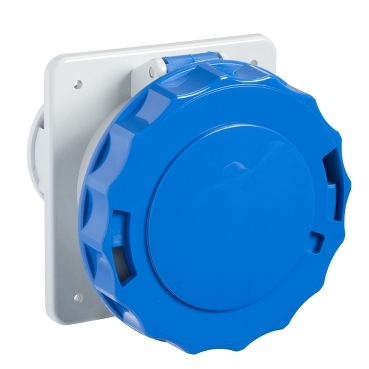的映像 81678 : PK 螺丝连接直体式暗装插座, 200...250V, 63A, 2P+E, IP67, 蓝色