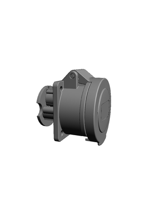 的映像 Socket panel mount straight 16A 2P 20/25 V