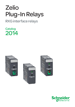 Image of Zelio RXG Plug-In Interface Relays Catalog
