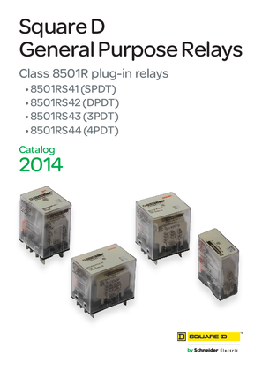 Image of Square D 8501R General Purpose Plug-In Relays Catalog