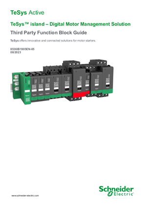 Image of TeSys™ island – Third Party Function Block Guide