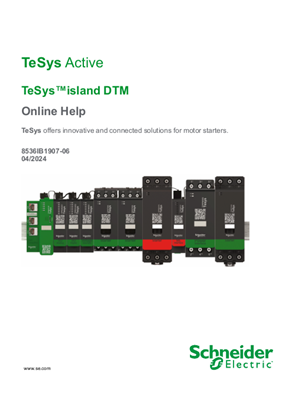 Image of TeSys™ island DTM Online Help Guide