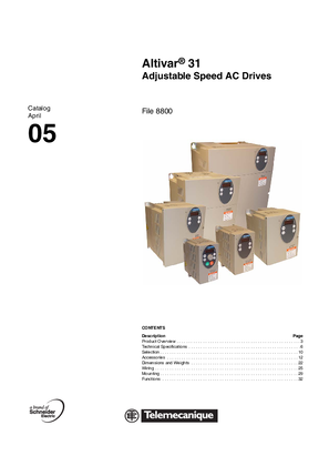 Image of Altivar 31 Adjustable Speed AC Drives (Legacy) Catalog