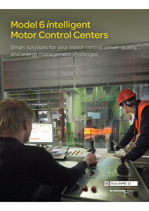 Image of Square D Model 6 Intelligent Motor Control Centers Brochure