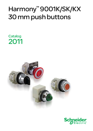 Image of Harmony 9001K, SK, KX 30 mm Push Buttons Catalog