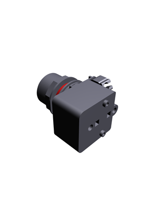 Image of 9001SK73J35 Selector Switch 3D CAD