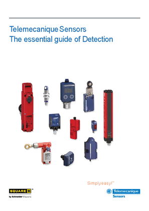 suicidio Destello Shinkan Telemecanique Sensors: The essential guide of detection Catalog | Schneider  Electric
