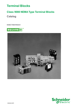 Square D NEMA Type Terminal Blocks Catalog | Schneider Electric