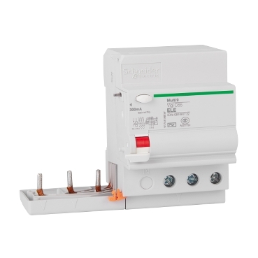 的映像 917441NEW : Vigi C65 ELE (G) 电子式剩余电流动作保护附件 - 3P - 40A - 400V - 300mA - AC类 （瞬动型）