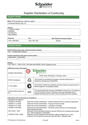 Image of Classic C2000 Series, 951, Declaration of Conformity