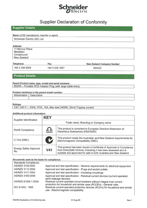 Image of Classic C2000 Series, 952HD, Declaration of Conformity