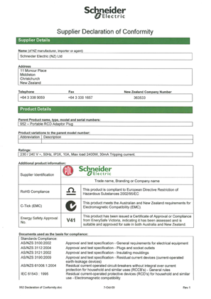 Image of Classic C2000 Series, 952, Declaration of Conformity