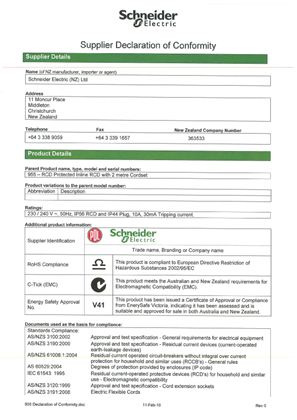 Image of Classic C2000 Series, 955, Declaration of Conformity