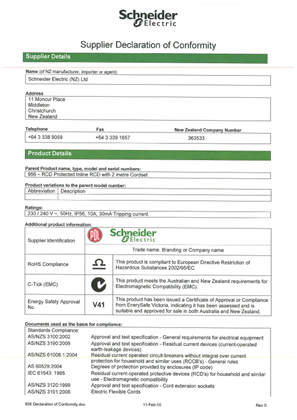 Image of Classic C2000 Series, 956, Declaration of Conformity