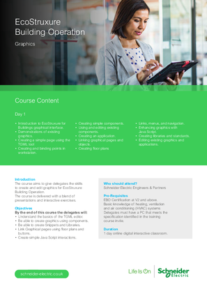 Image of EcoStruxure Building Operation - Graphics
