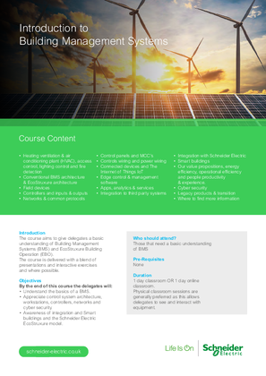 Image of Introduction to Building Management Systems