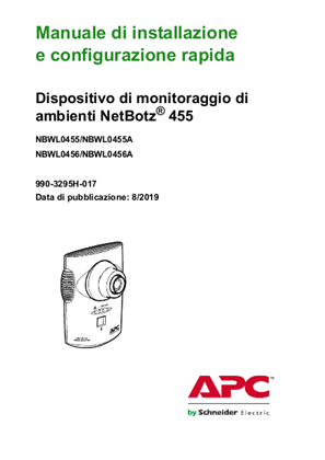 Nbwl0456 Netbotz Room Monitor 455 With 120 240v Poe Injector Schneider Electric Global