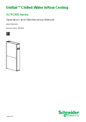 的映像 Uniflair Chilled-Water InRow Cooling ACRC300 Series Operation and Maintenance Manual