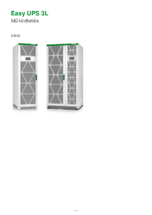 Kép Easy UPS 3L - Működtetés