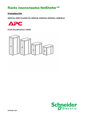 Imagen de Racks insonorizados NetShelter™ Instalación