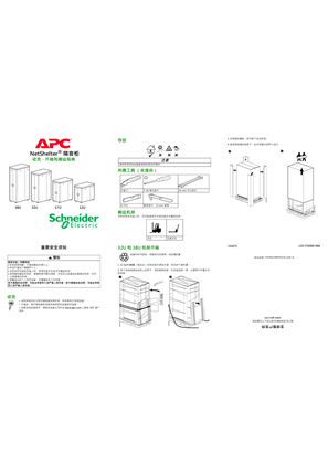 的映像 NetShelter® 隔音柜 收货、开箱和搬运指南