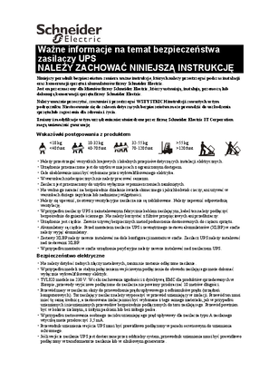 Obraz Ważne informacje na temat bezpieczeństwa zasilaczy UPS