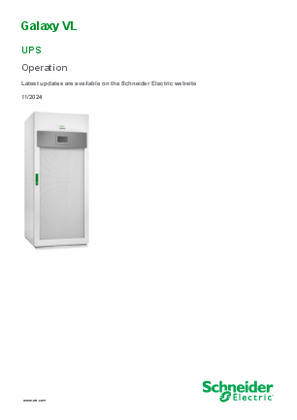 Image of Galaxy VL UPS Operation