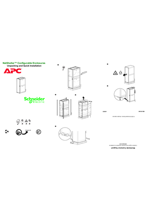 Image de Les Armoires NetShelter Configurable Déballage et installation rapide