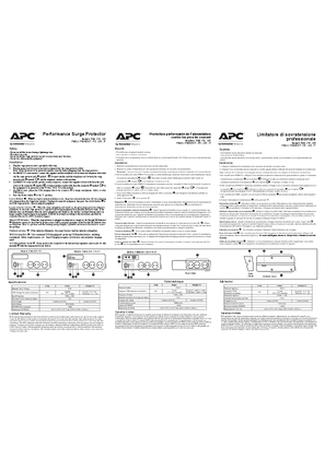 Image of Performance Surge Protector Models PM6 -FR, -GR PM6U / PMH63VT -FR, -GR, -IT