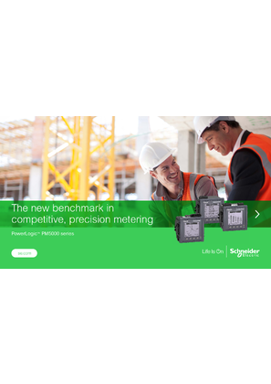Obraz Powerlogic PM5000 series: The benchmark in low cost, precision metering