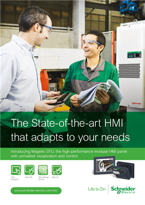 Image of Magelis GTU, the high-performance modular HMI panel