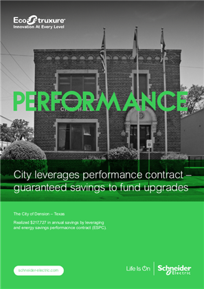 Imagen de City leverages performance contract–guaranteed savings to fund upgrades