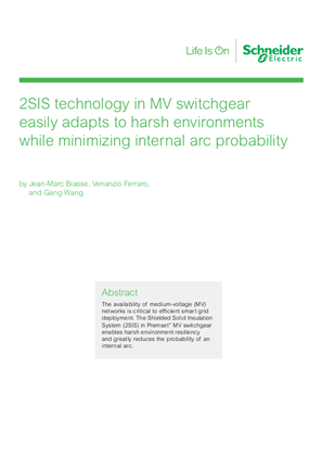 Image of 2SIS Technology in MV Switchgear White Paper