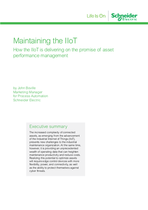 Image of Maintaining the IIoT