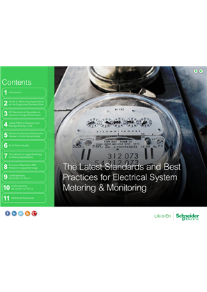 Image of The Latest Standards and Best Practices for Electrical System Metering & Monitoring
