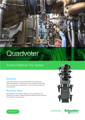 Image of Quadvoter Turbine Hydraulic Trip System