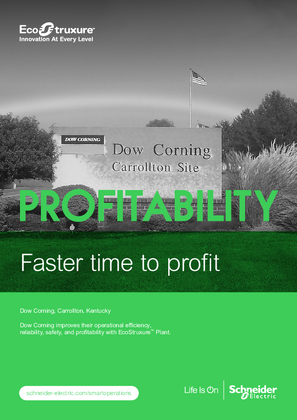 Image of Dow Corning improves their operational efficiency, reliability, safety and profitability with EcoStruxure Plant