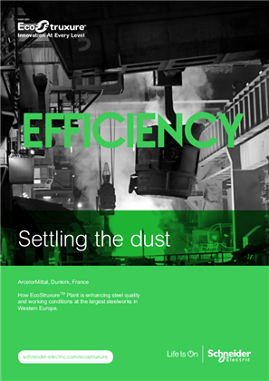 Gambar dari ArcelorMittal, Dunkirk, France - How EcoStruxure Plant is enhancing steel quality and working conditions at the largest steelworks in Western Europe