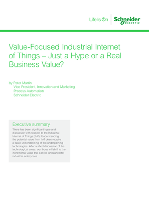 Image of Value-Focused Industrial Internet of Things – Just a Hype or a Real Business Value?