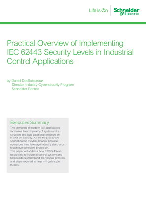 Image of Practical Overview of Implementing IEC 62443 Security Levels in Industrial