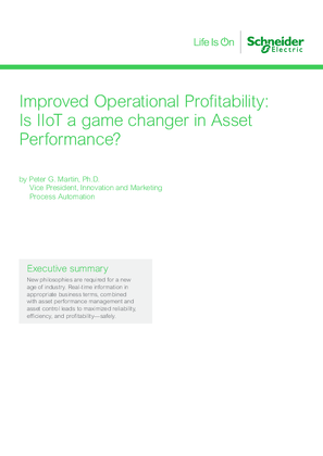 Image of Improved Operational Profitability - Is IIoT a game changer in Asset Performance
