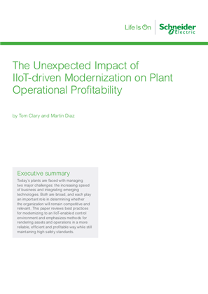 Image of The Unexpected Impact of IIoT-driven Modernization on Plant Operational Profitability