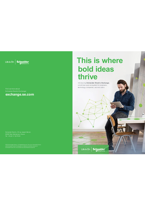 Image of This is where bold ideas thrive - Schneider Electric Exchange