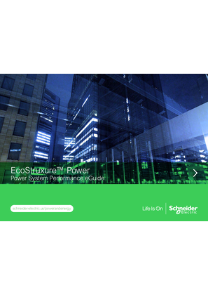 Image of EcoStruxure Power: Power System Performance eBrochure