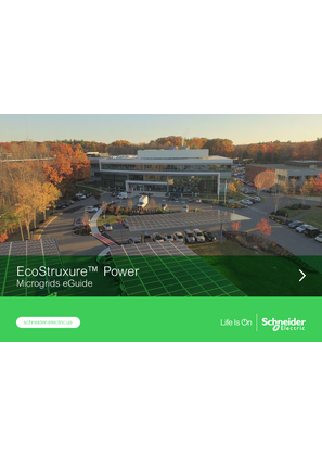 Image of EcoStruxure Power Microgrid Solutions eBrochure